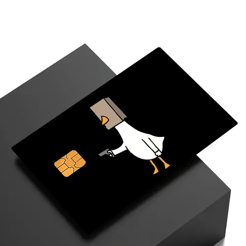 🦆 Стикер за Банкова Карта – „Gangsta Duck“