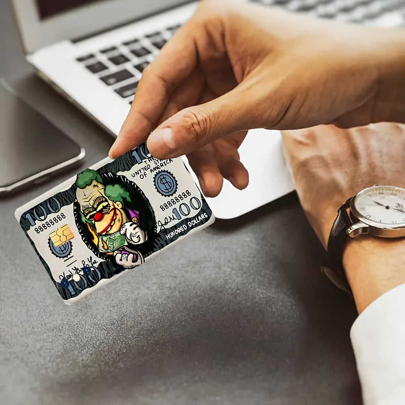 💵 Стикер за Банкова Карта – „Пламтящият Клоун“