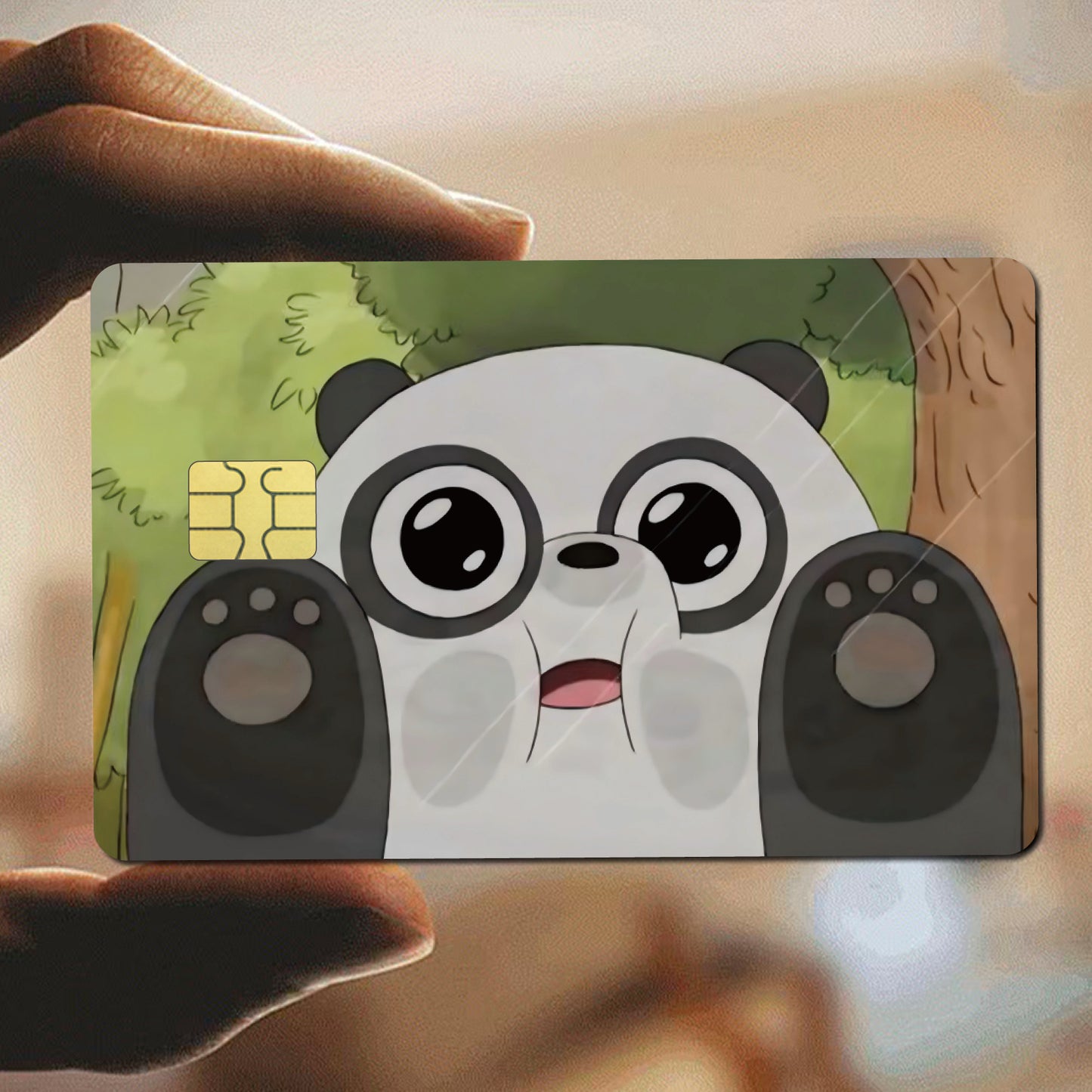 🔥 Стикер за Банкова Карта – „Панда Изненада“