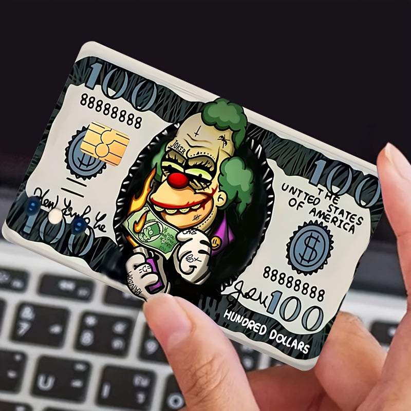 💵 Стикер за Банкова Карта – „Пламтящият Клоун“
