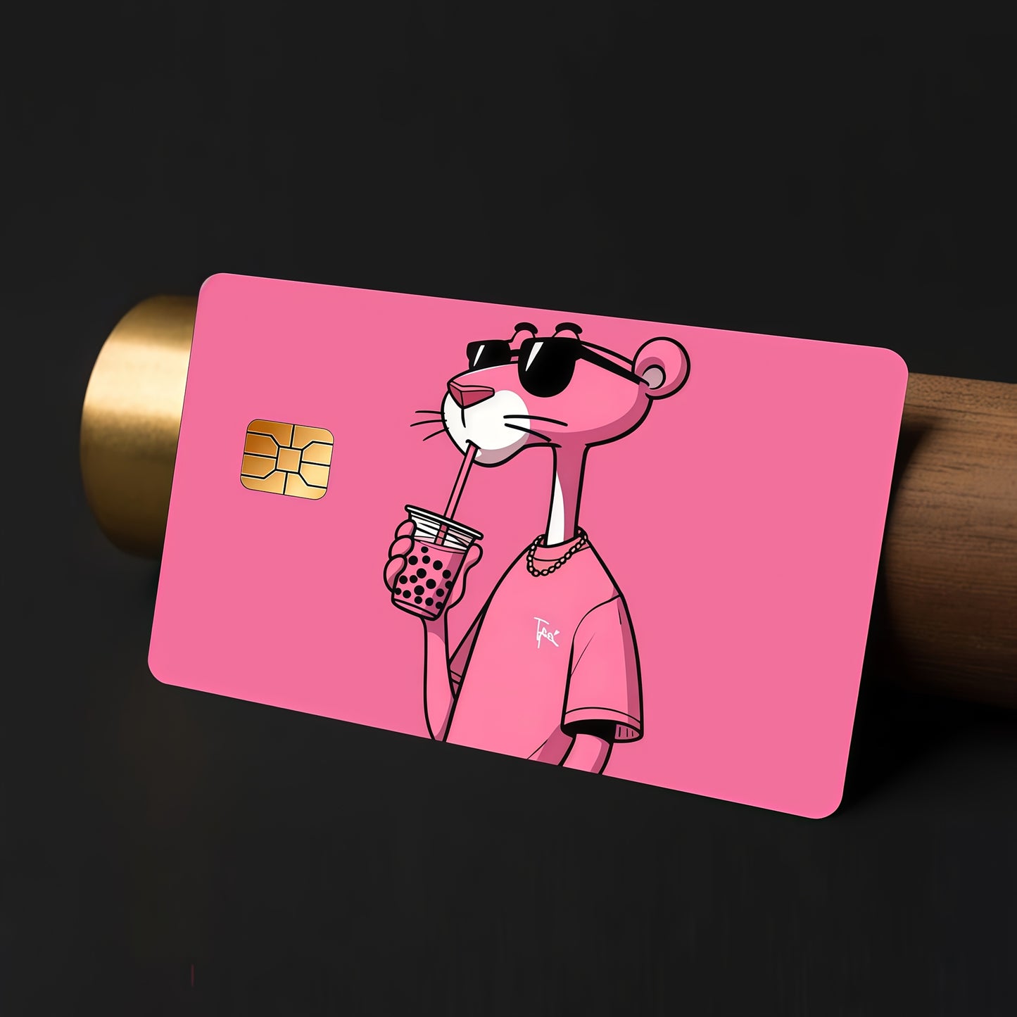 💗 Стикер за Банкова Карта – Пинко Розовата Пантера