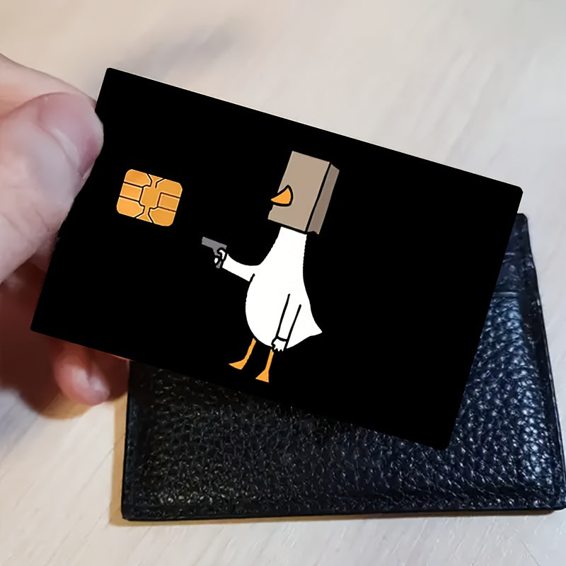 🦆 Стикер за Банкова Карта – „Gangsta Duck“