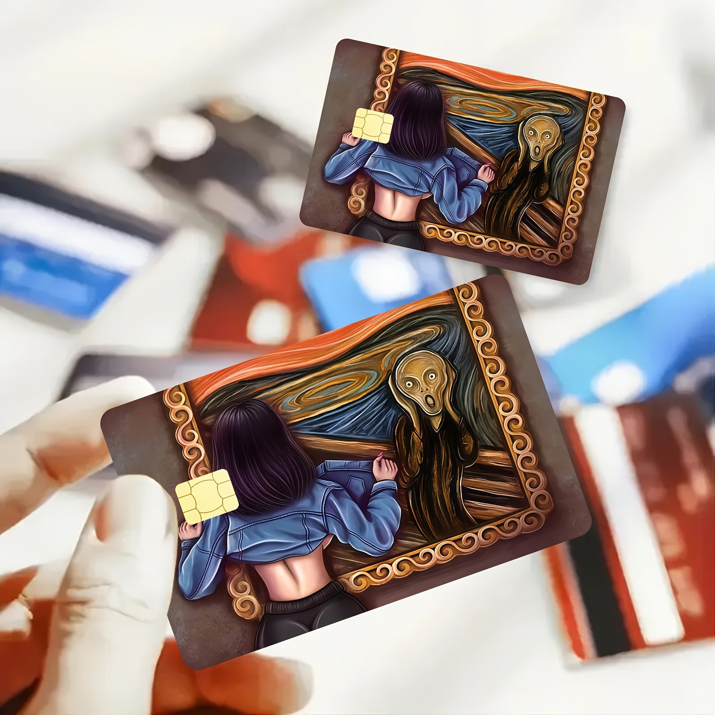 🎨 Стикер за Банкова Карта – „Провокативният Писък“