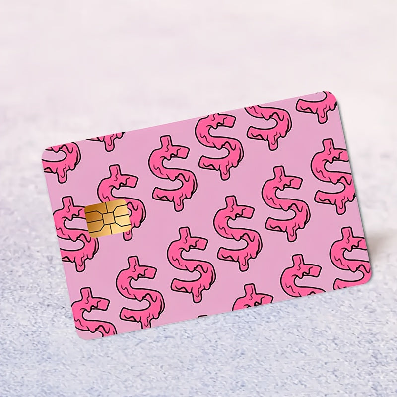 🔥 Стикер за Банкова Карта – „Pink Money Flow“