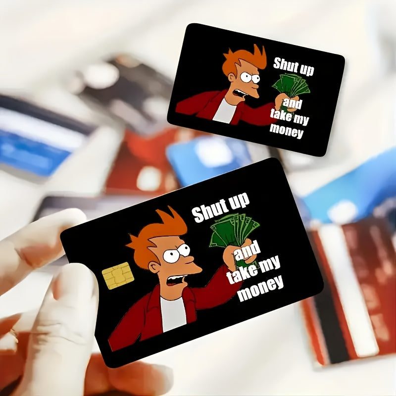 💸 Стикер за Банкова Карта – "Млъкни и вземи парите ми!" Дизайн