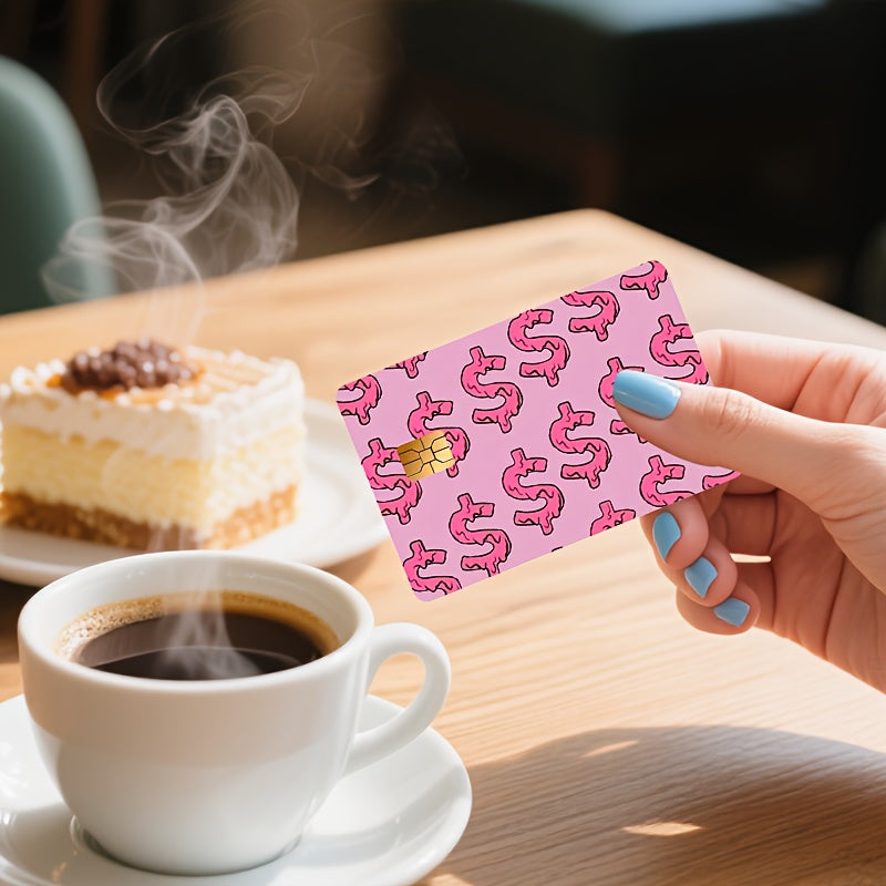 🔥 Стикер за Банкова Карта – „Pink Money Flow“