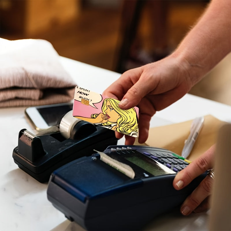 💬 Стикер за Банкова Карта – „Изхарчих… Колко?“ 