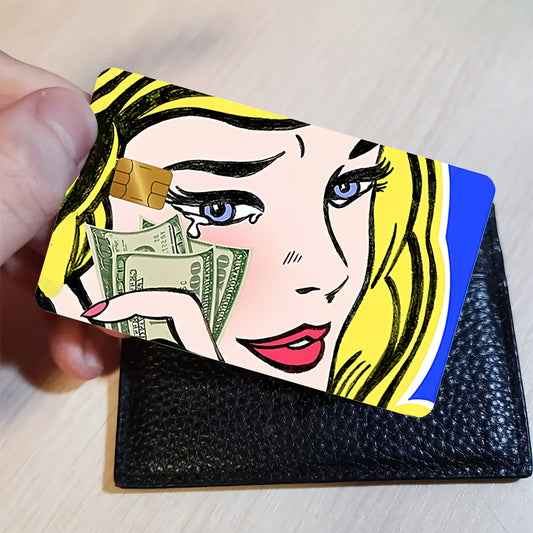 💸 Стикер за Кредитна Карта – „Сълзите на Лукса“