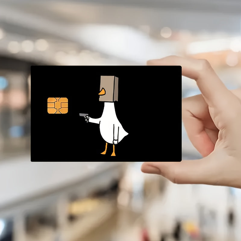 🦆 Стикер за Банкова Карта – „Gangsta Duck“