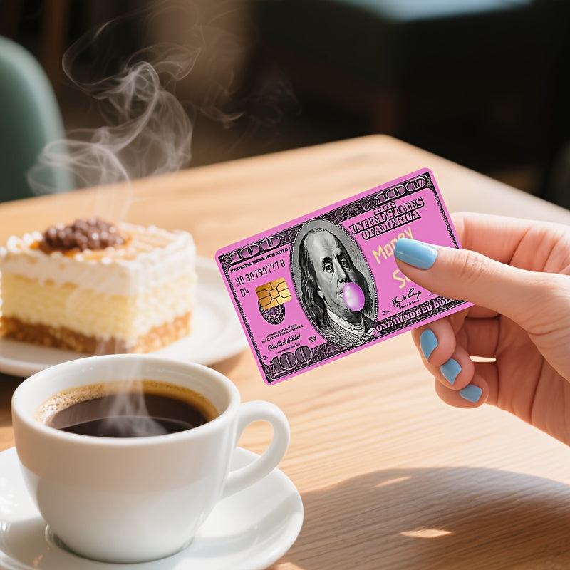 🔥 Стикер за Банкова Карта – „Money Never Sleeps“
