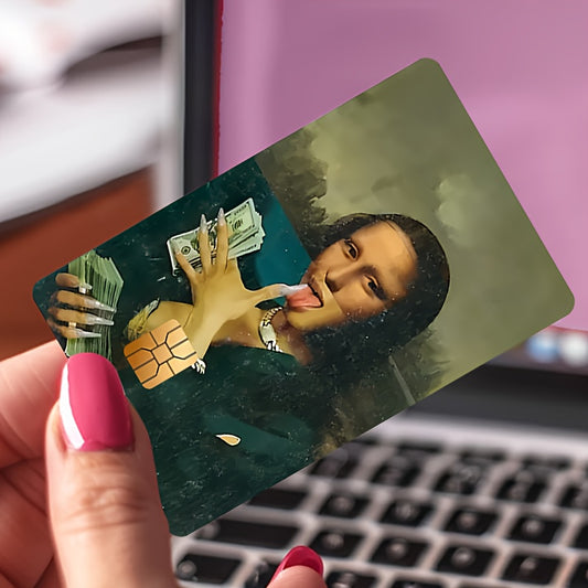 💸 Стикер за Банкова Карта – „Cash Mona“