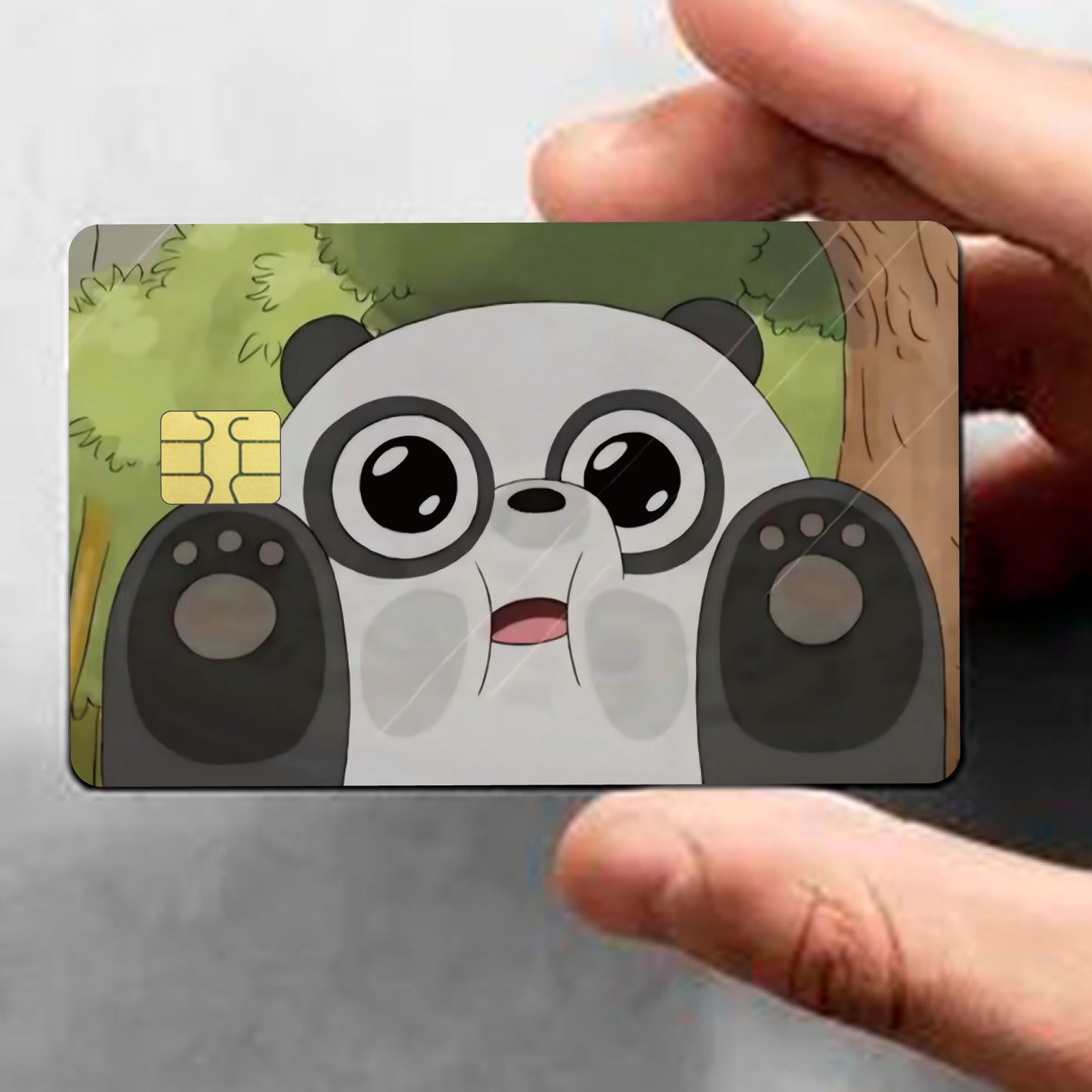🔥 Стикер за Банкова Карта – „Панда Изненада“
